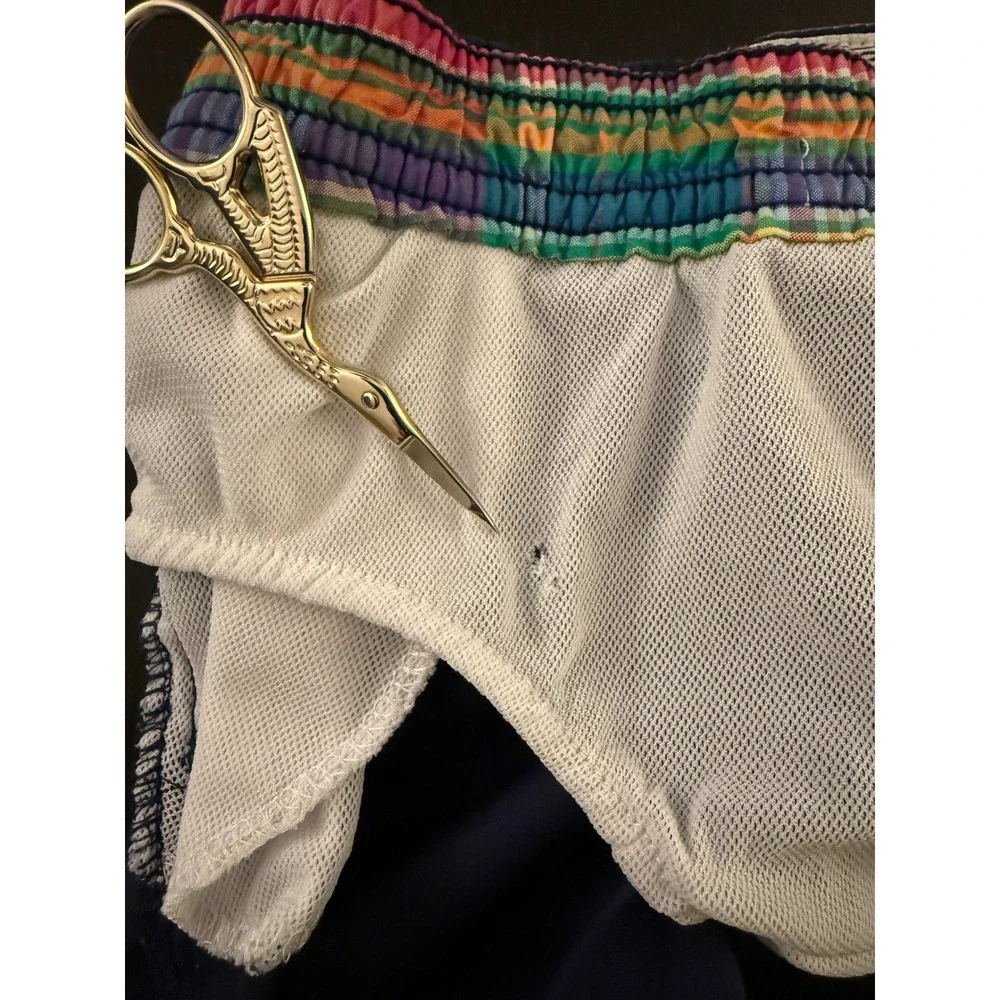 Ralph Lauren Baby Swim Trunks Shorts Toddler Boys 24m Navy Mesh-Lined‎ Swimwear